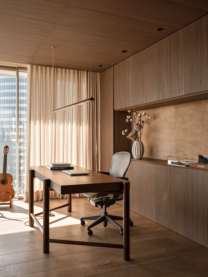 Suite Arquitetos — marcenaria executada pela Marvelar